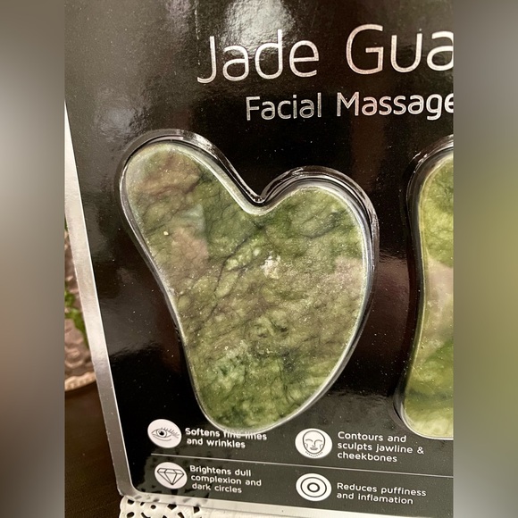 🆕🌿 PRECISION BEAUTY “JADE GUA SHA” FACIAL MASSAGER SET. NEW & FACTORY SEALED! - Picture 4 of 8